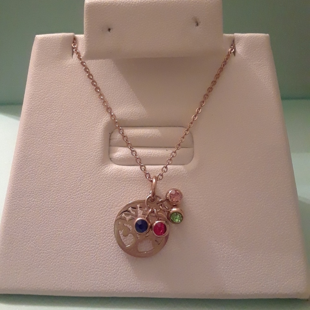 Stainless steel delicate Tree of life necklace